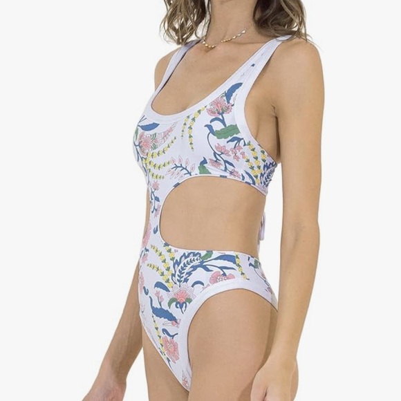 Maaji Bengal Stripe reversible floral one piece swimsuit - Picture 5 of 5